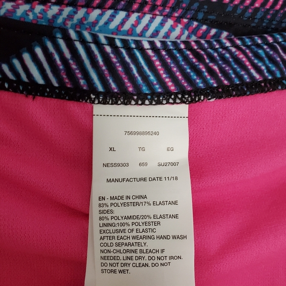 Nike Hipster Line Up Print Laser Cut Bikini Bottom - Picture 9 of 11